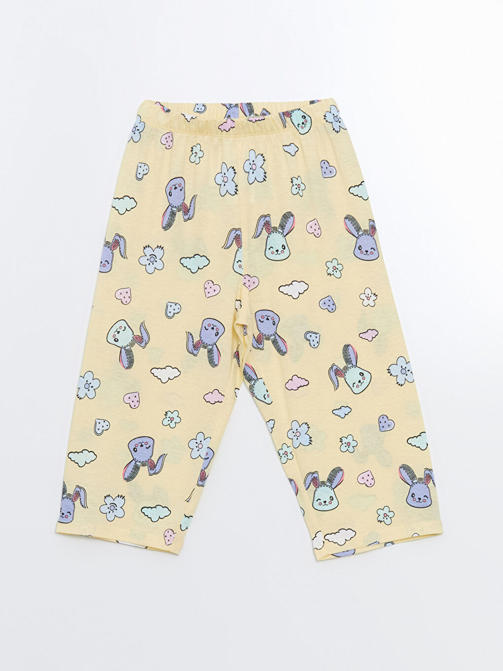 Crew Neck Girls' Pyjama Set -S51298Z4-FWW