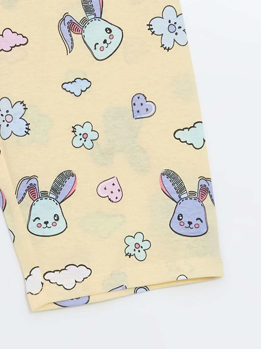 Crew Neck Girls' Pyjama Set -S51298Z4-FWW