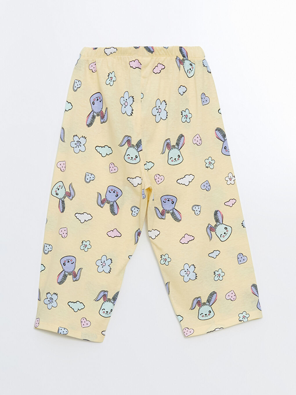Crew Neck Girls' Pyjama Set -S51298Z4-FWW