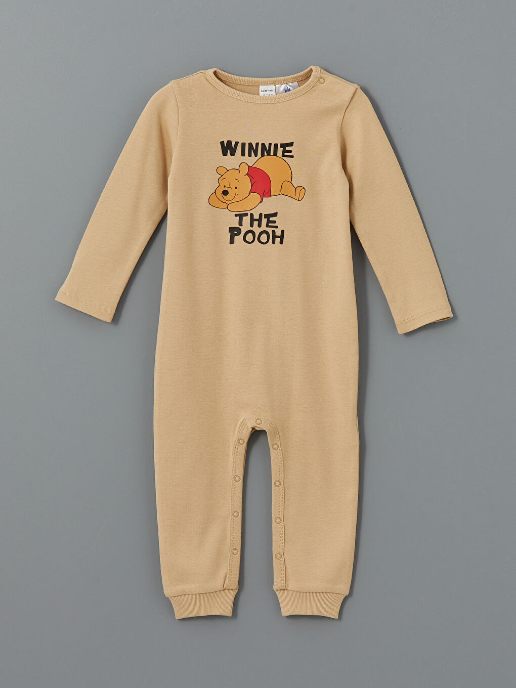 Crew Neck Winnie the Pooh Printed Baby Boy Rompers -S51358Z1-FLE