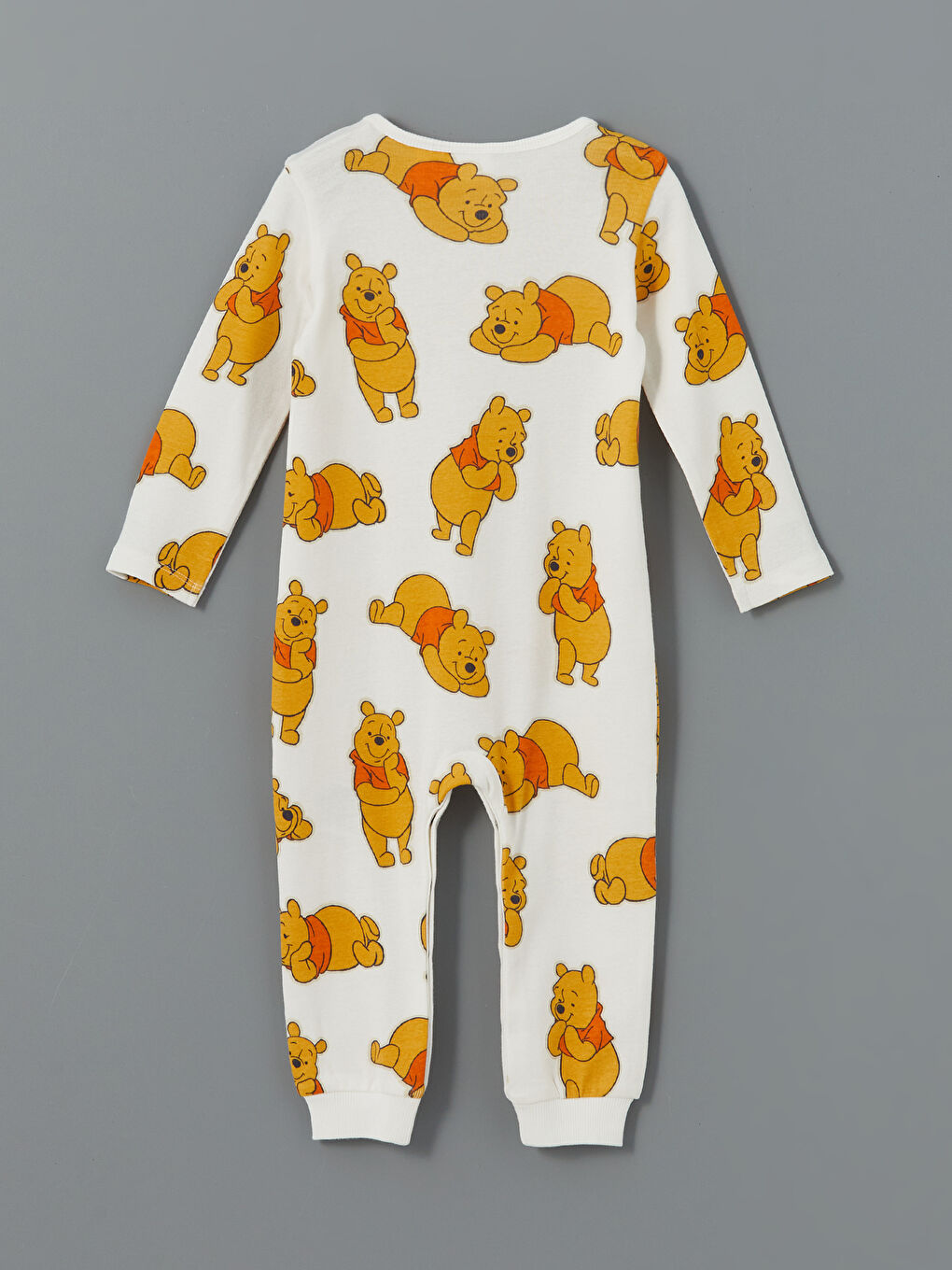 Crew Neck Winnie the Pooh Printed Baby Boy Rompers -S51358Z1-FLE