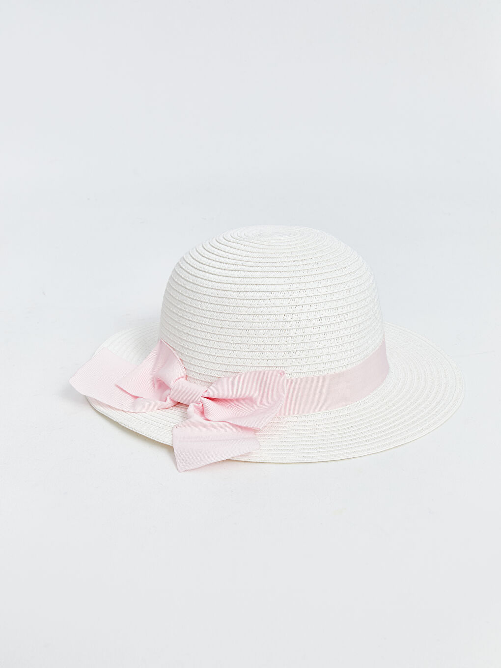 Bow Detail Baby Girl’S Straw Hat -S51365Z1-J5E