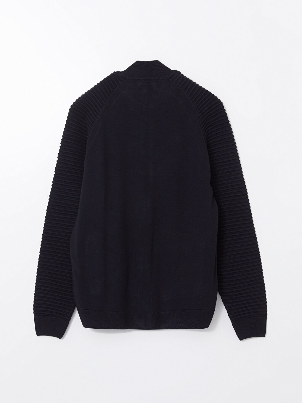Regular Fit Funnel Neck Men's Knit Cardigan -S51378Z8-RFH