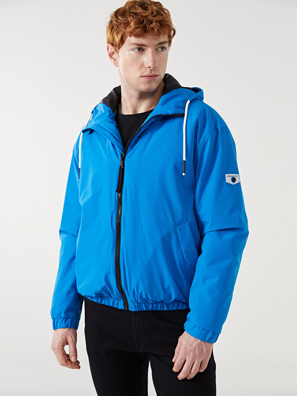 Comfortable Fit Hooded Men's Medium Thick Coat -S51412Z8-H9U