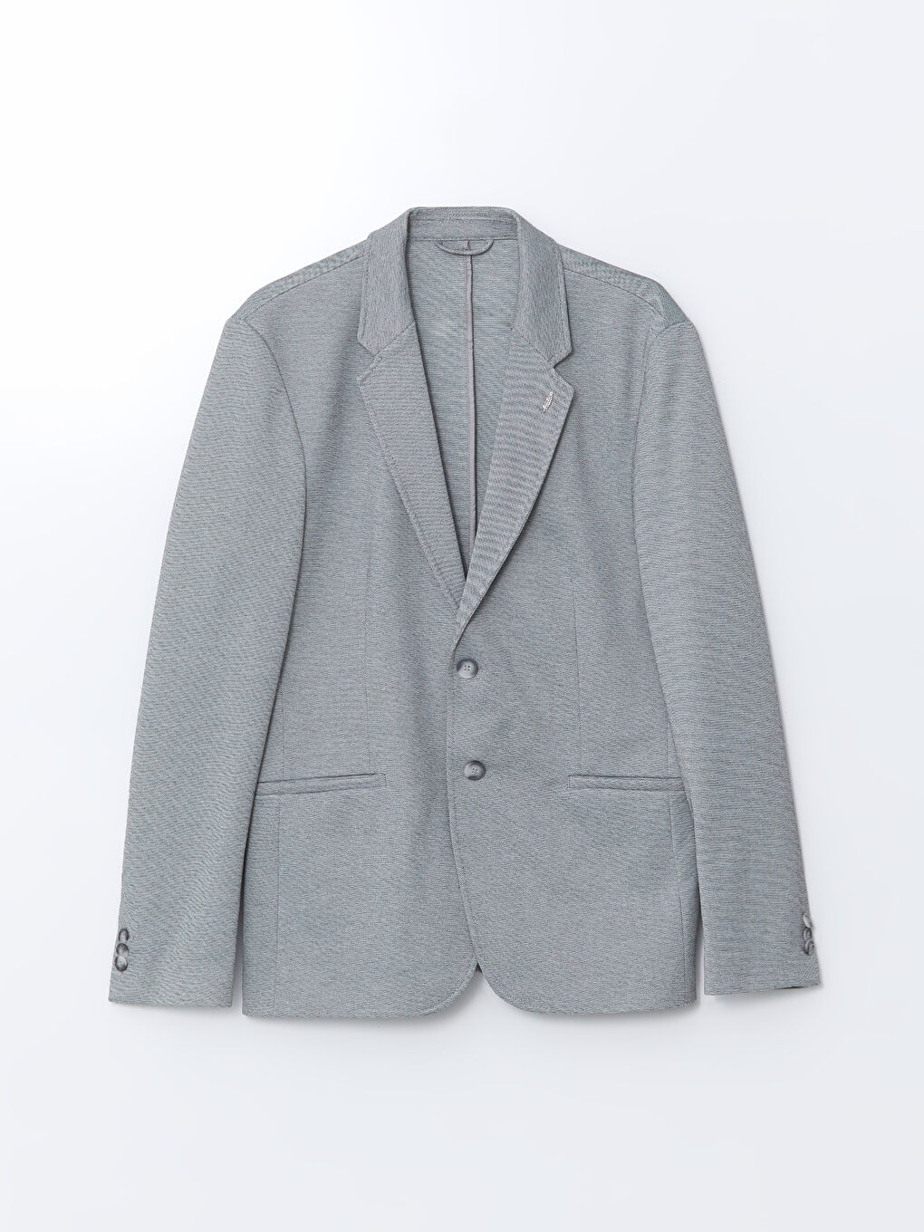 Bej Ekstra Dar Kalıp Erkek Blazer Ceket-5