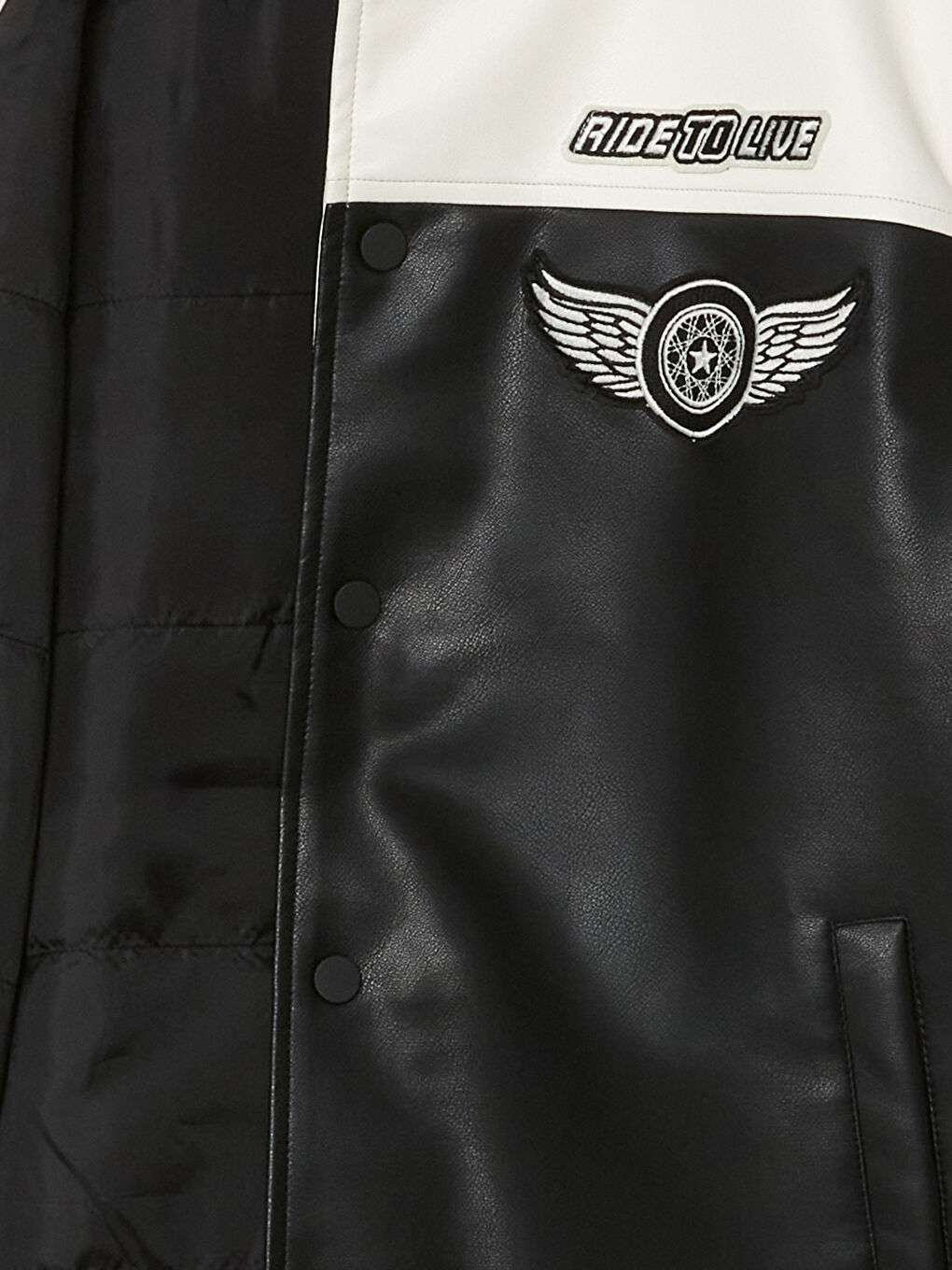 بالطو جلد صناعي بياقة قميص عادي للرجال-8