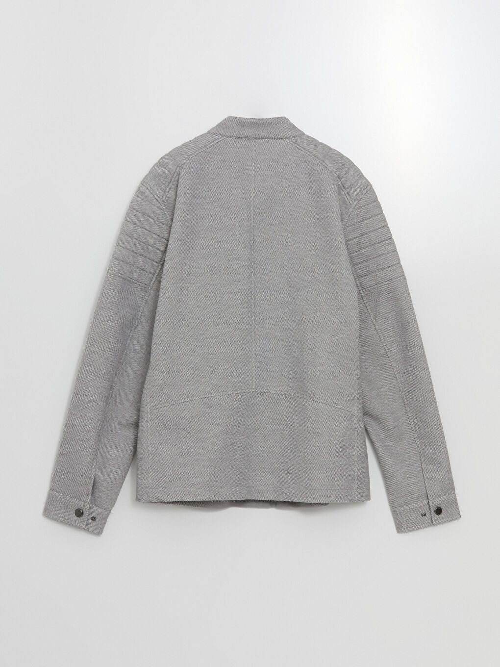 بالطو رفيع بياقة بايكر للرجال-6