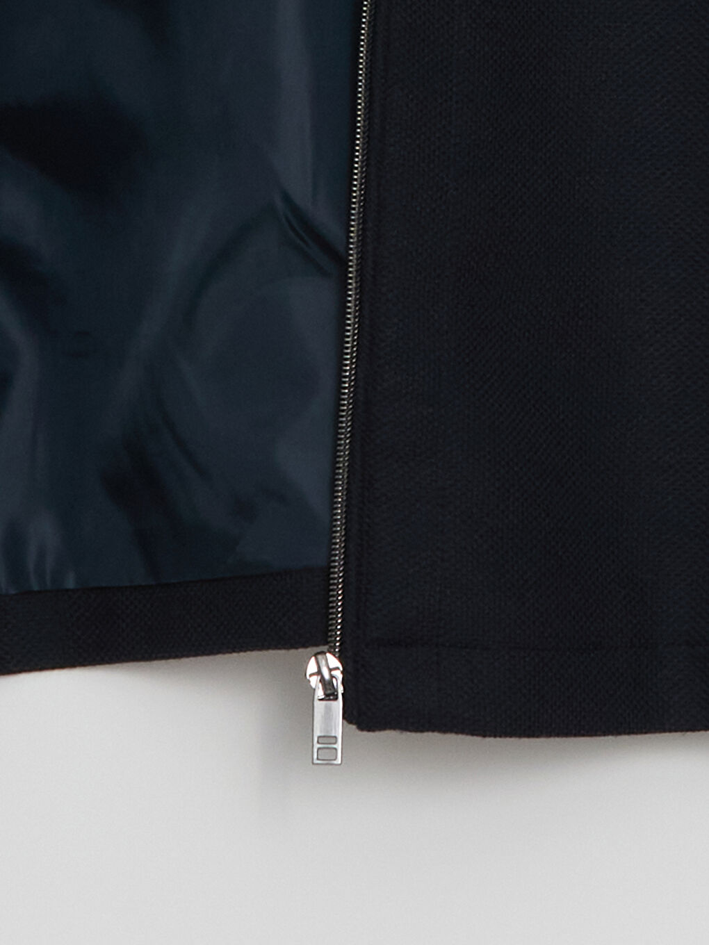 بالطو رفيع بياقة بايكر للرجال-6