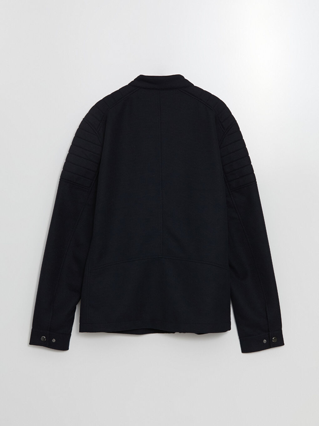 بالطو رفيع بياقة بايكر للرجال-7