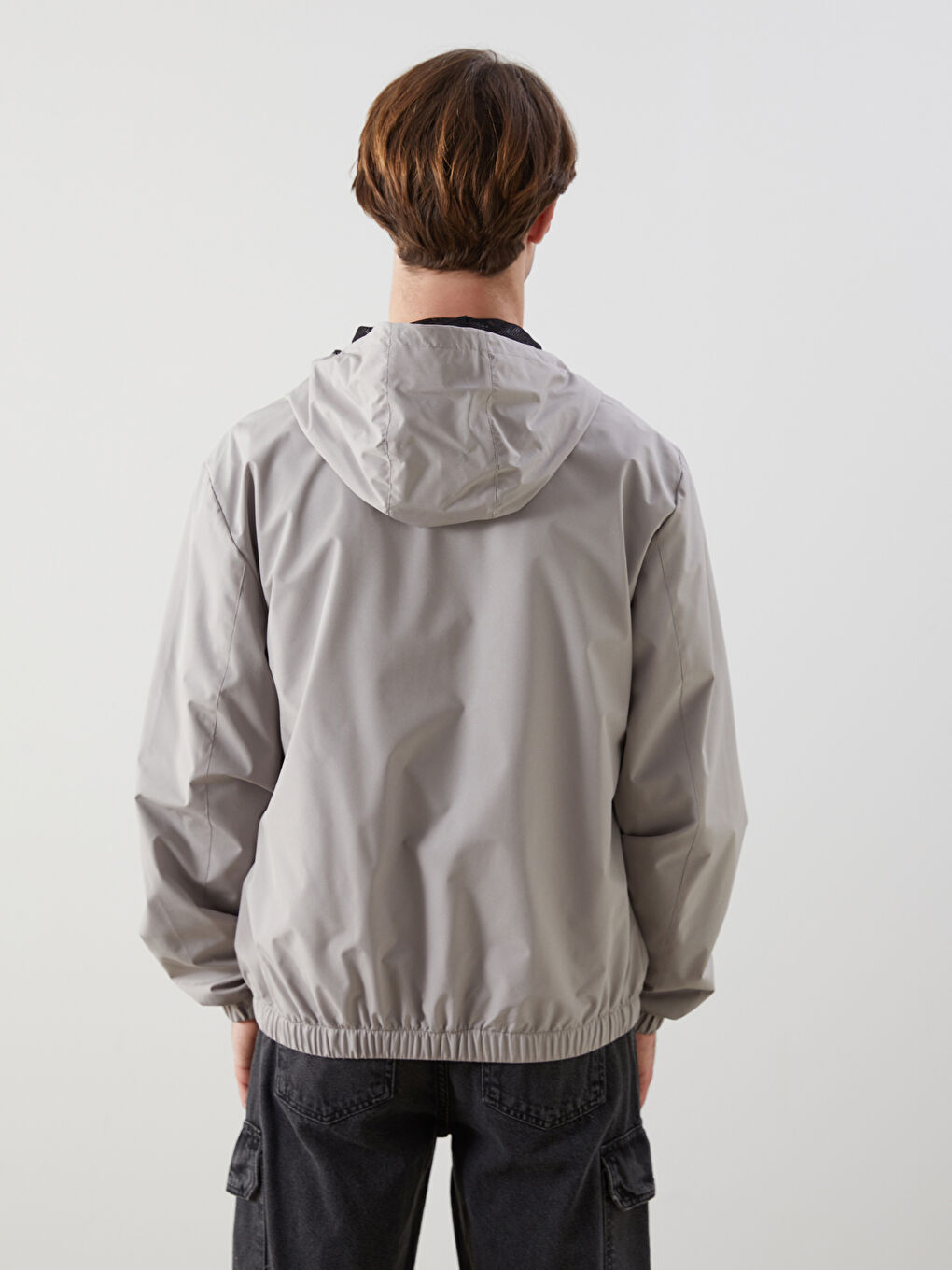 Standard Fit Hooded Men's Raincoat -S51512Z8-CV3