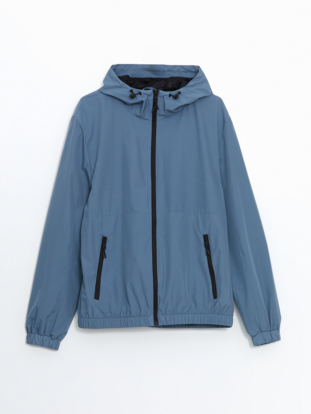 Standard Fit Hooded Men's Raincoat -S51512Z8-QJ0