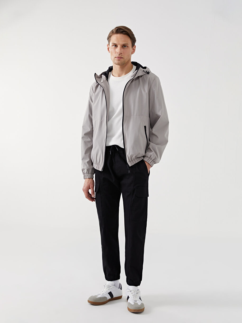 Regular Fit Hooded Men's Raincoat -S51513Z8-CV3
