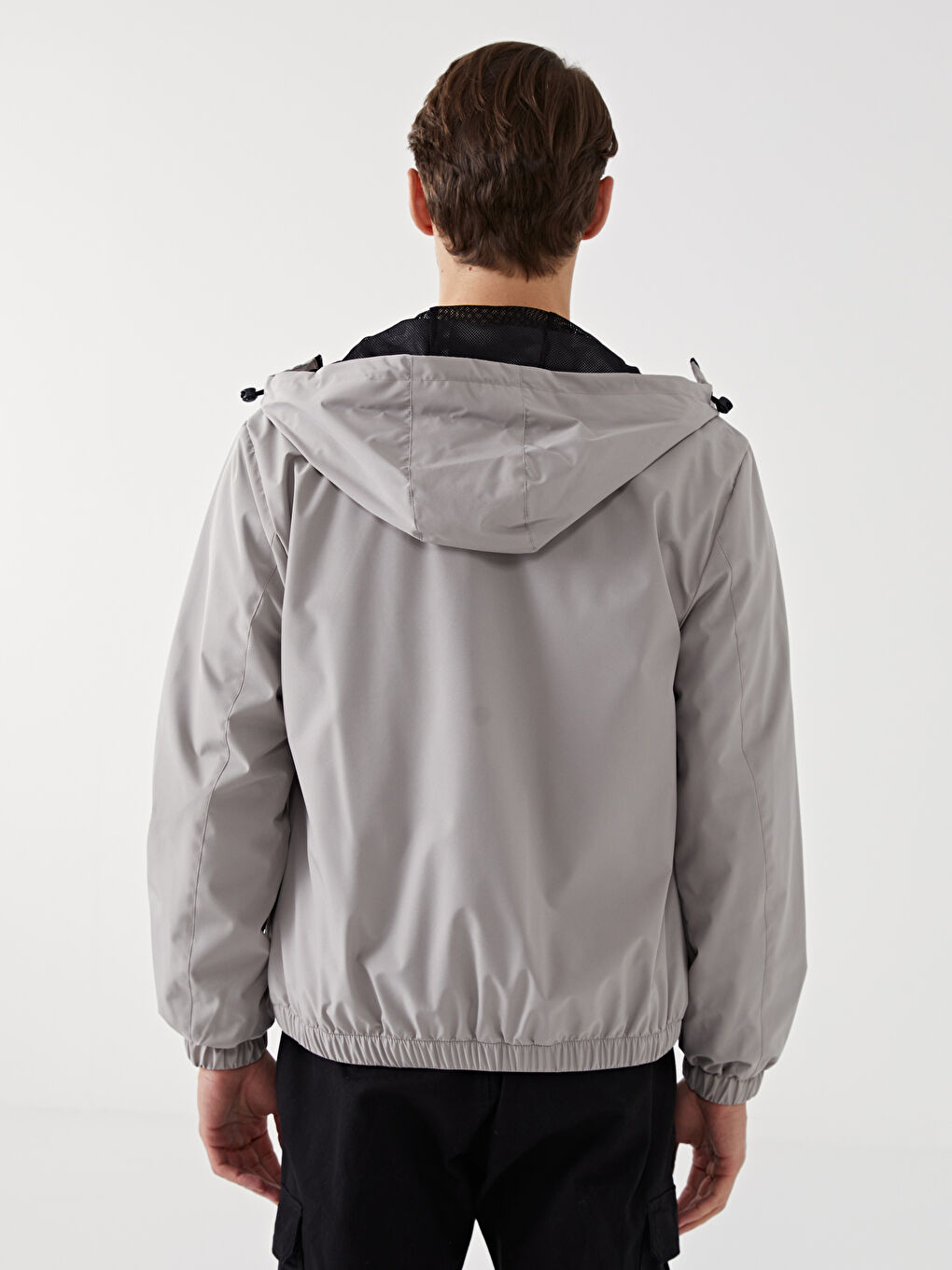 Regular Fit Hooded Men's Raincoat -S51513Z8-CV3