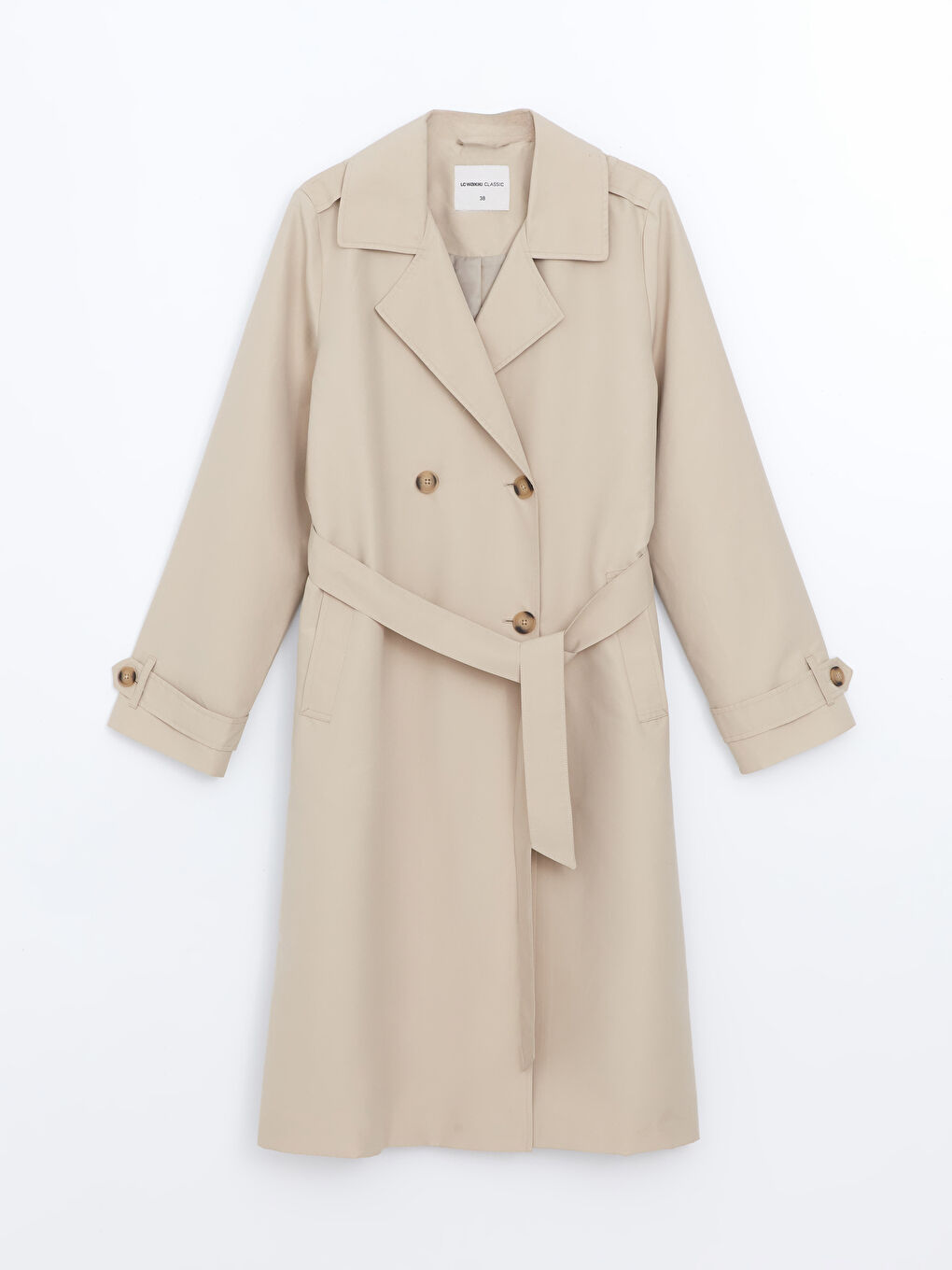 Jacket Neck Women's Trenchcoat -S51515Z8-FGZ