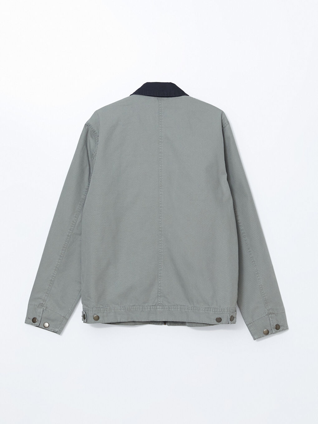 Relaxed Fit Jacket Neck Men's Medium Thickness Coat -S51523Z8-DYG