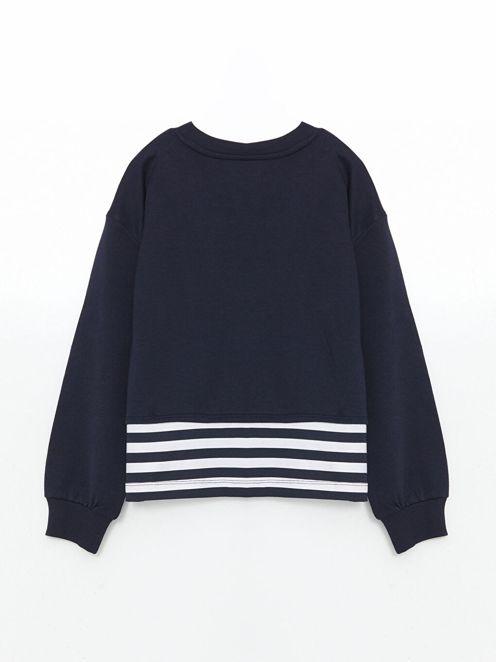 Crew Neck New York Printed Girls' Sweatshirt -S51545Z4-YQ6