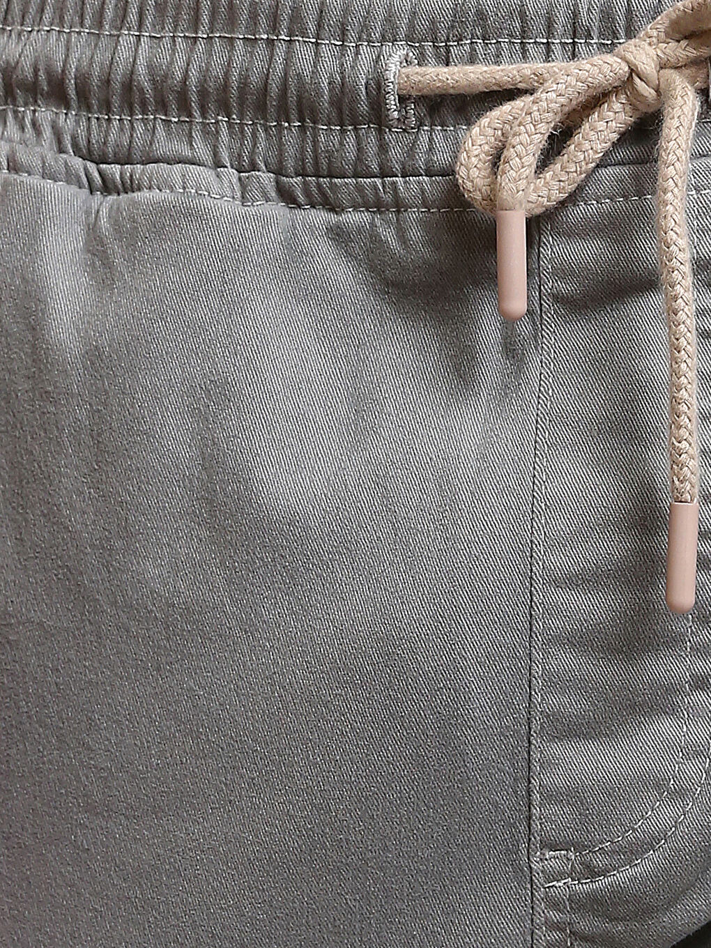 Slim Fit Twill Men's Trousers-2