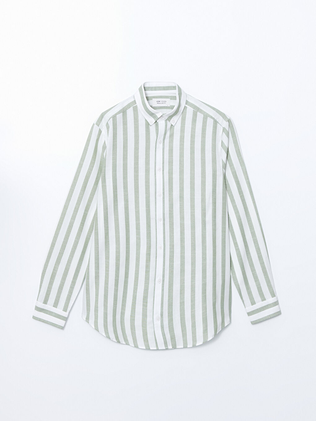 Veste Chemise à Rayures pour Hommes avec Col de Chemise-4