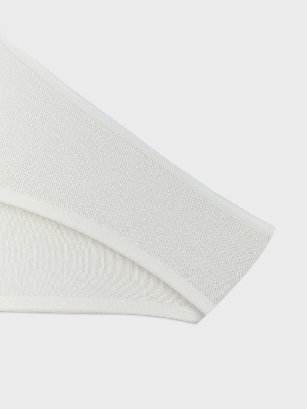 Beyaz Düz Bikini Külot-2