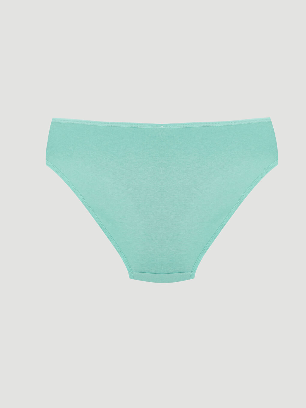 Yeşil Düz Bikini Külot-1