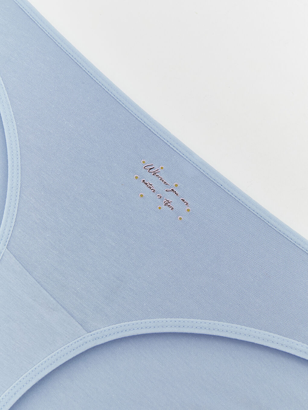 Mavi Baskılı Bikini Külot-2