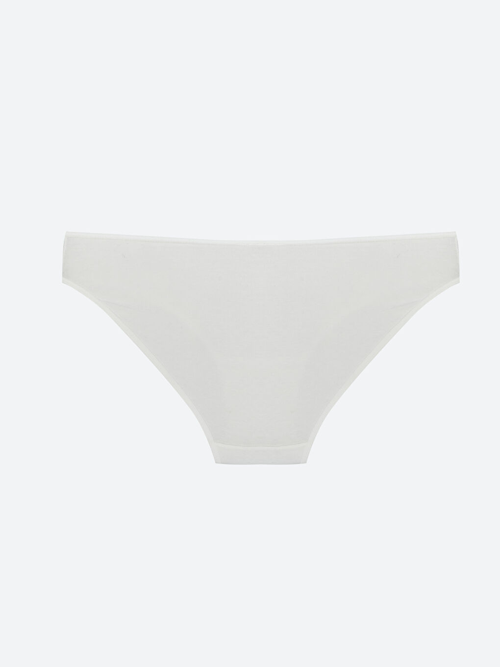 Beyaz Çiçekli Bikini Külot-1