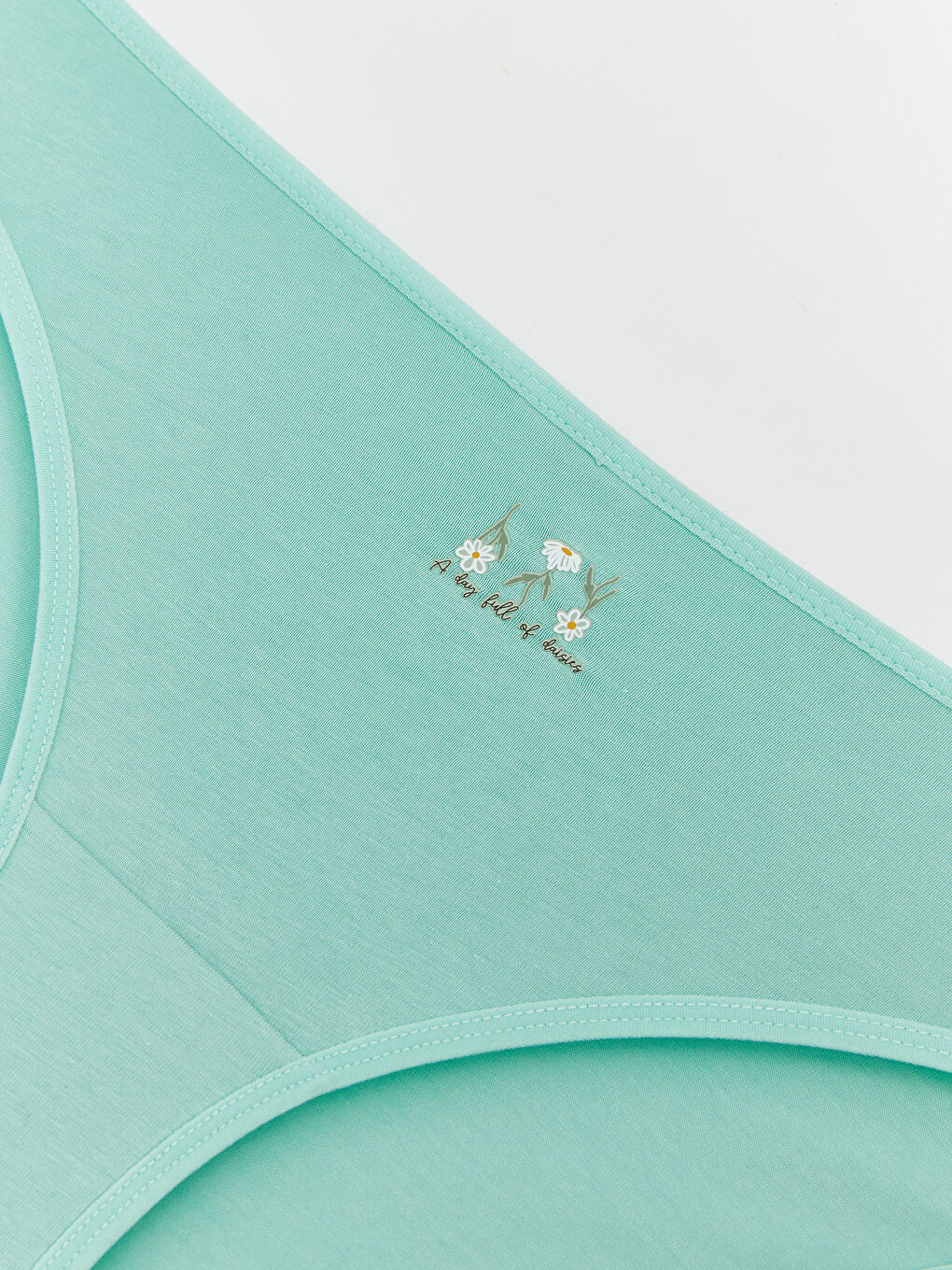 Yeşil Çiçekli Bikini Külot-2