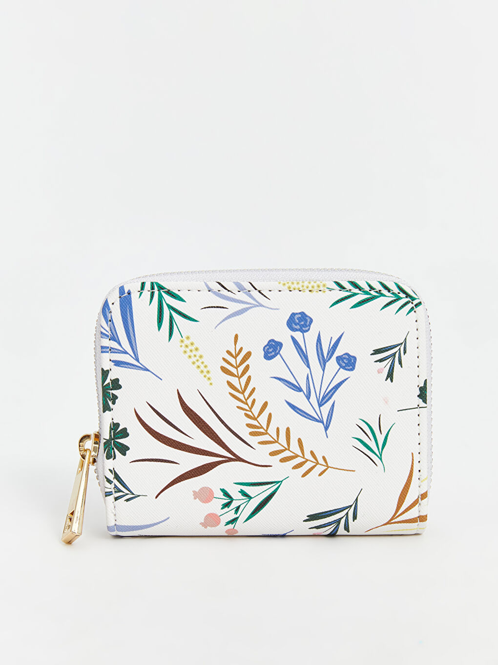 Floral Pattern Faux Leather Women's Wallet