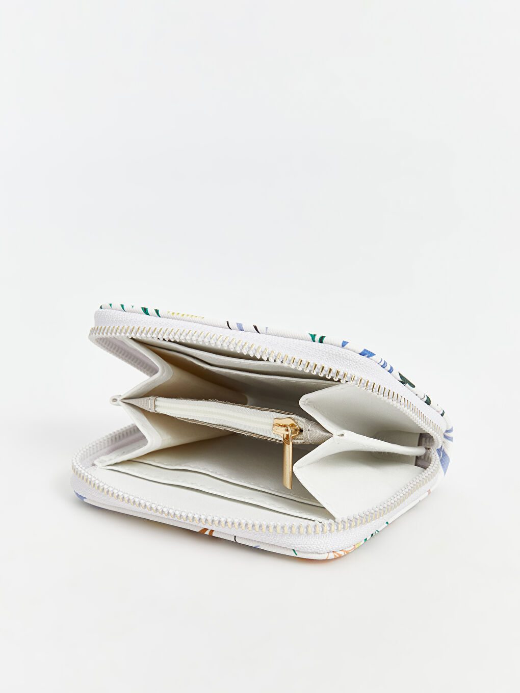 Floral Pattern Faux Leather Women's Wallet-2