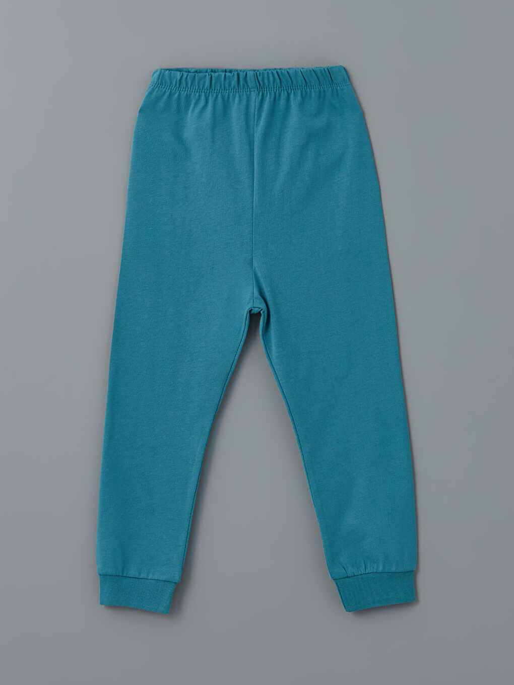 LCW baby Petrol Beli Lastikli Baskılı Erkek Bebek Pijama Alt