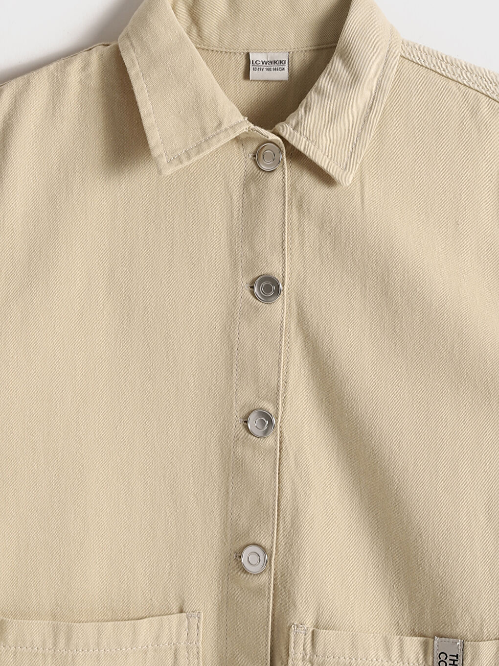 Surchemise à Manches Longues pour Filles-3