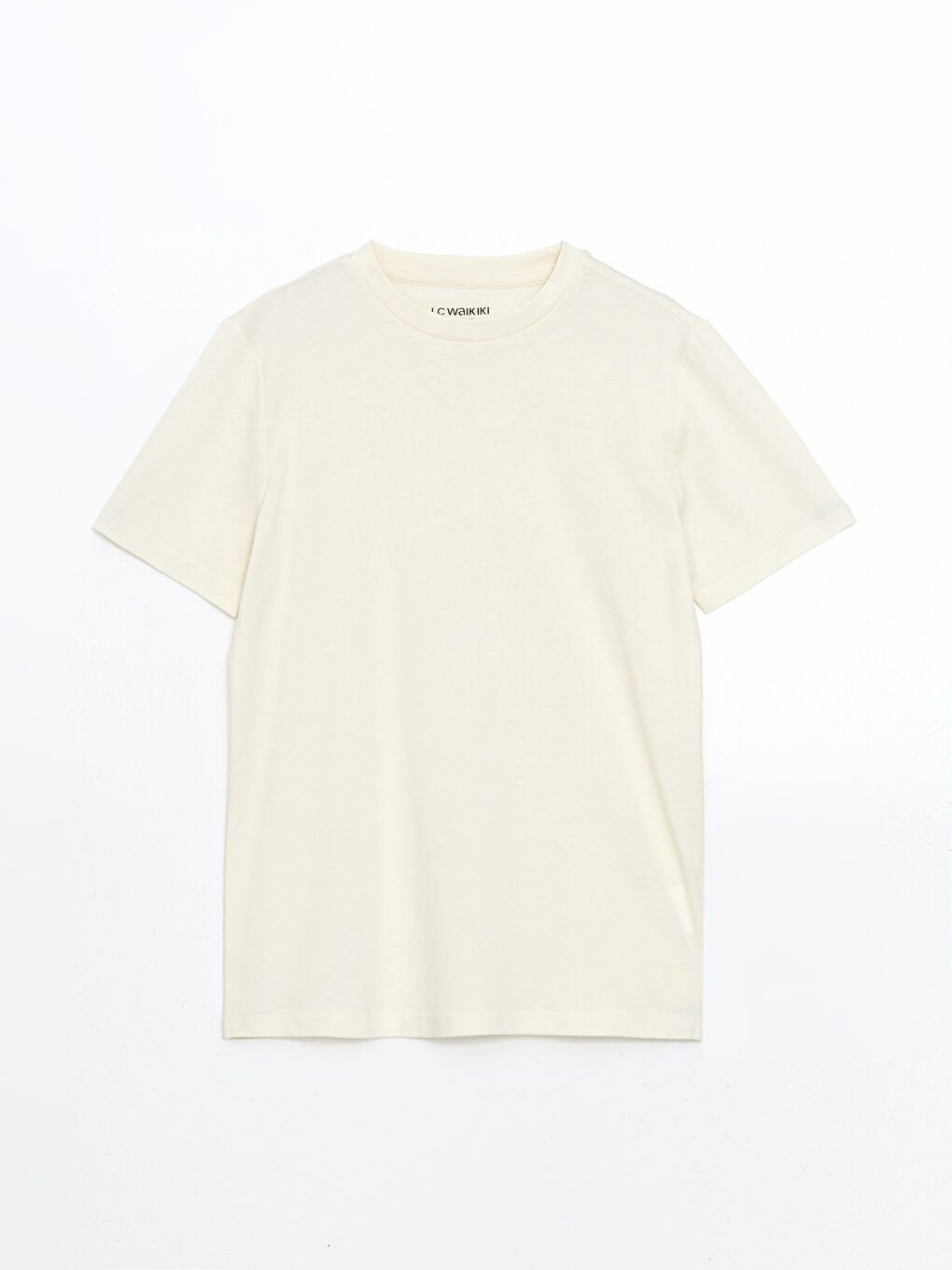Crew Neck Plain Combed Cotton Boy's T-Shirt -S51871Z4-FDJ