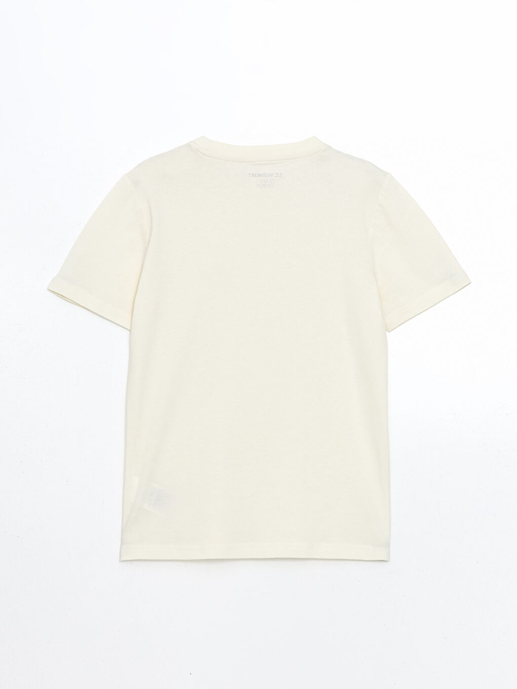 Crew Neck Plain Combed Cotton Boy's T-Shirt -S51871Z4-FDJ
