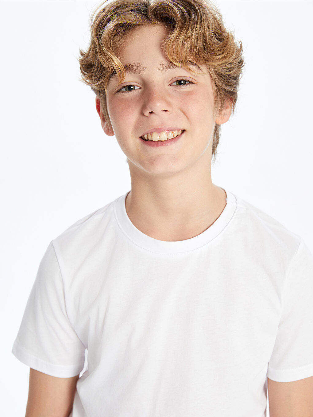 Crew Neck Boys' T-Shirt -S51871Z4-Q6K