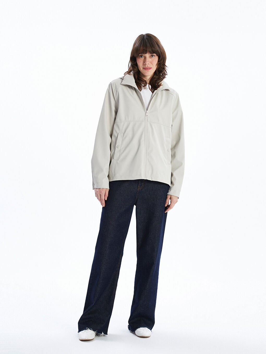 Hooded Women's Raincoat -S51912Z8-DG0