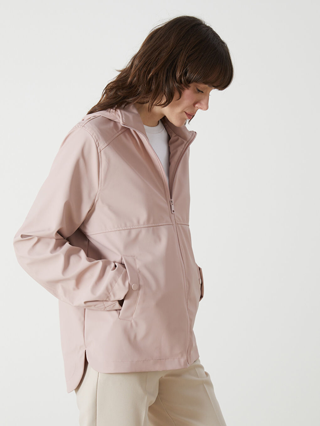 Hooded Women’S Raincoat -S51912Z8-JH3