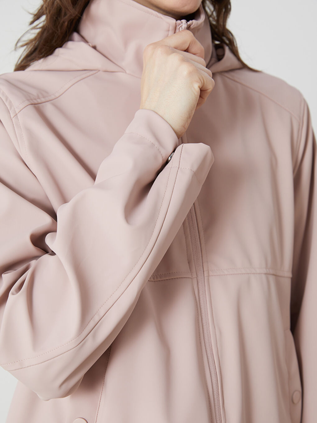 Hooded Women’S Raincoat -S51912Z8-JH3
