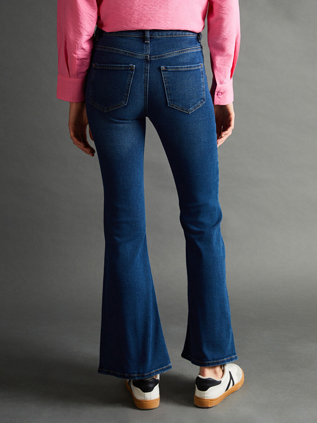 LCW Jeans Indigo Mars Flare Kadın Jean Pantolon - 3
