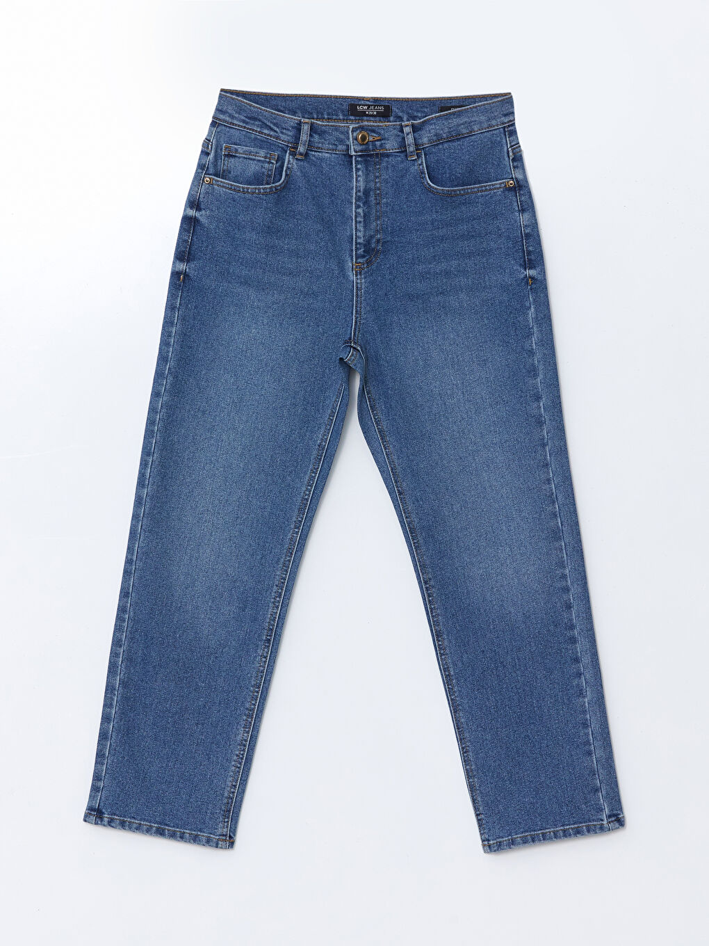 Straight Fit Women's Denim Trousers -S51952Z8-507