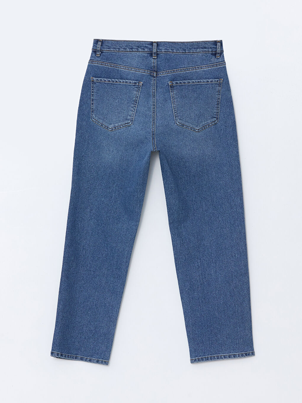 Straight Fit Women's Denim Trousers -S51952Z8-507