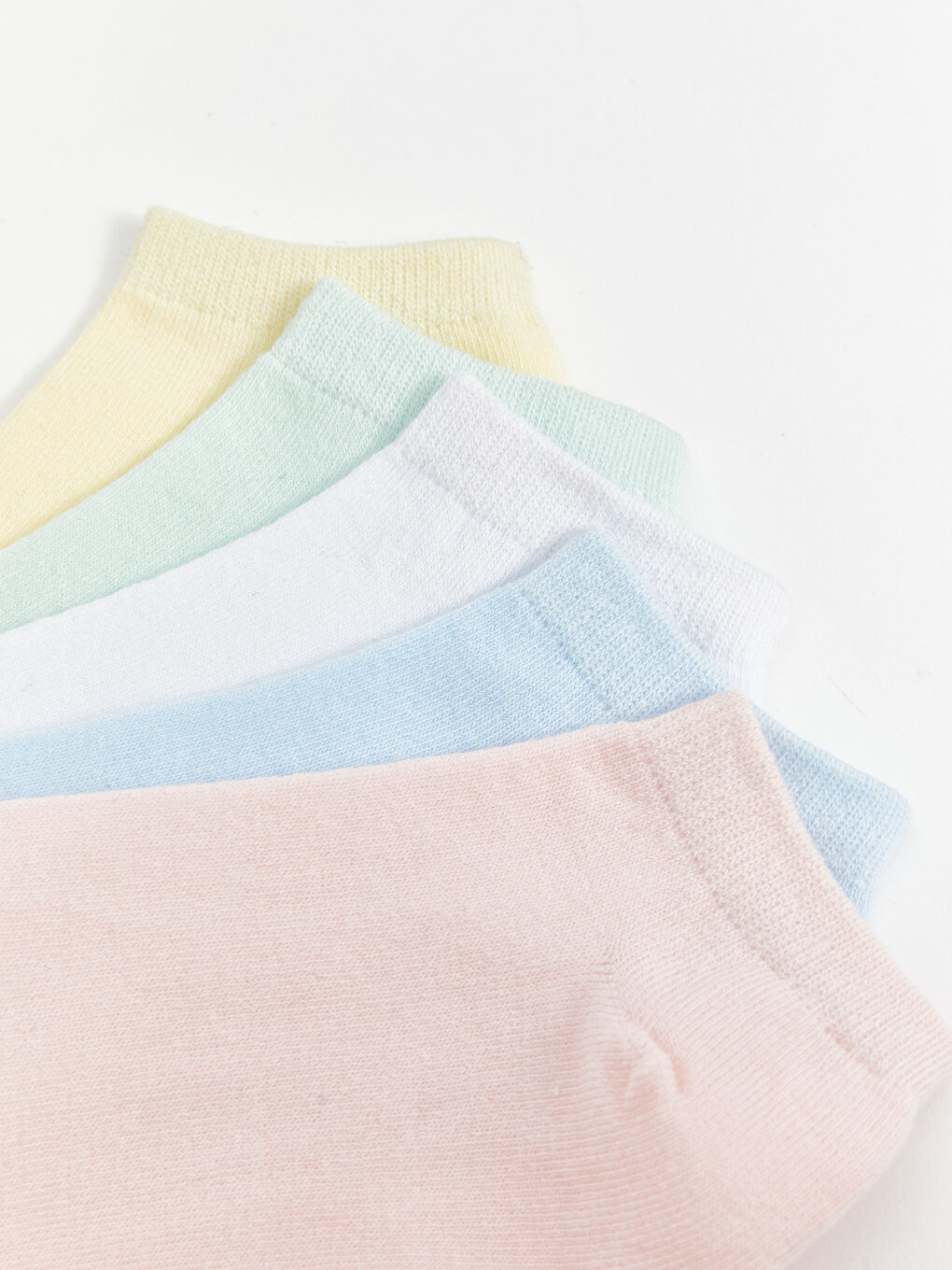 Basic Girls' Trainer Socks 5 Pack -S51969Z4-FSA
