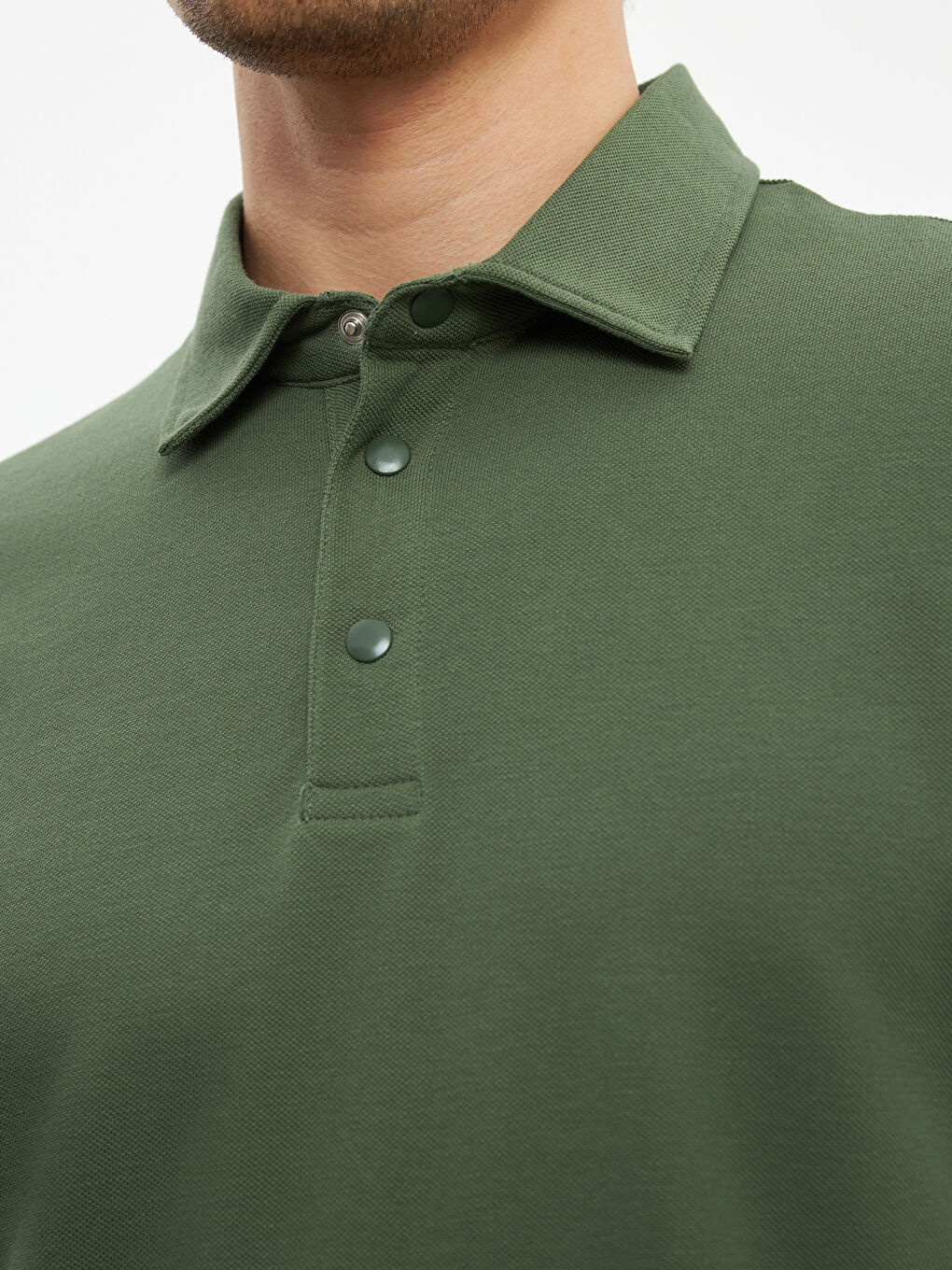 Polo Neck Pique Men's T-Shirt -S51973Z8-P9S