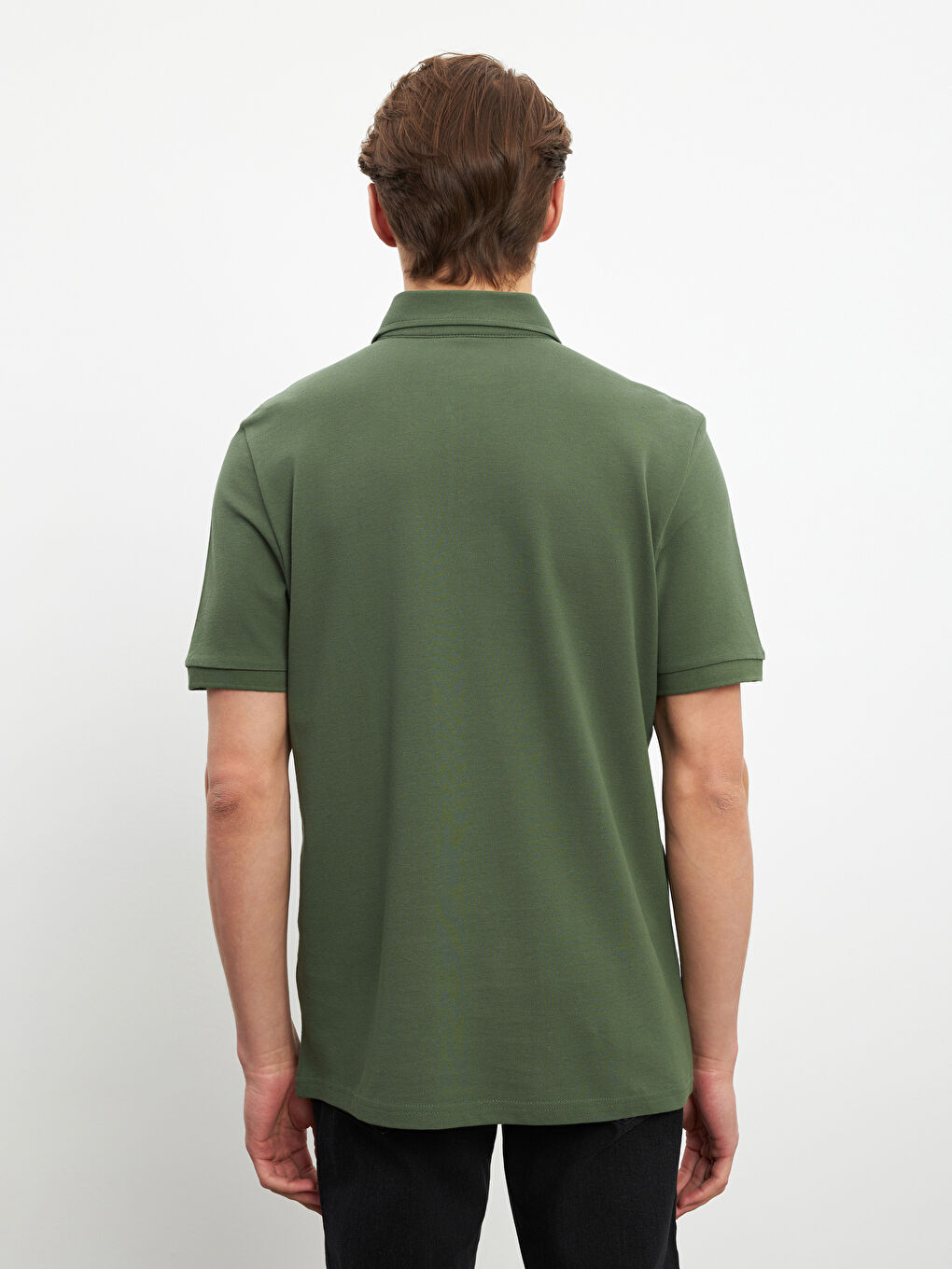 Polo Neck Pique Men's T-Shirt -S51973Z8-P9S