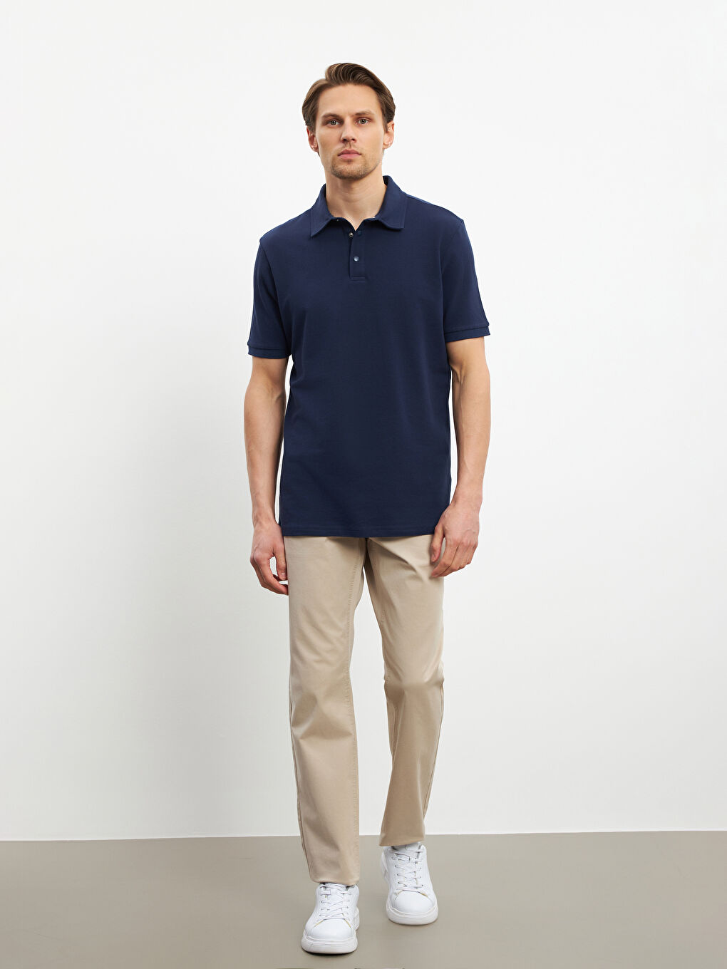 Polo Neck Pique Men's T-Shirt -S51973Z8-SP7
