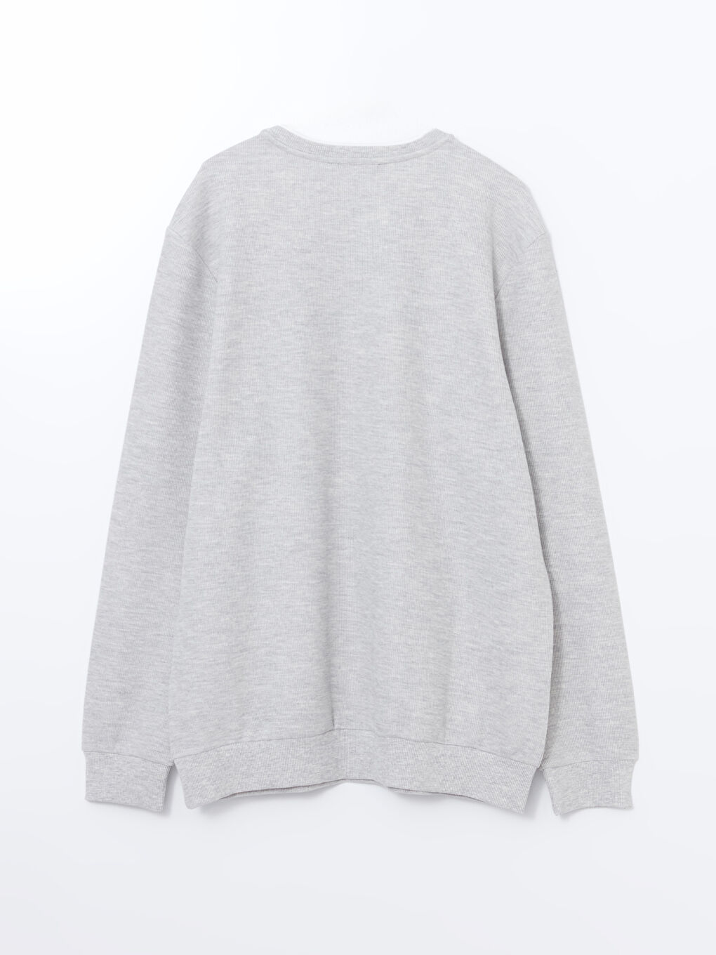 Sweat-shirt à Manches Longues pour Hommes avec Col Rond-5