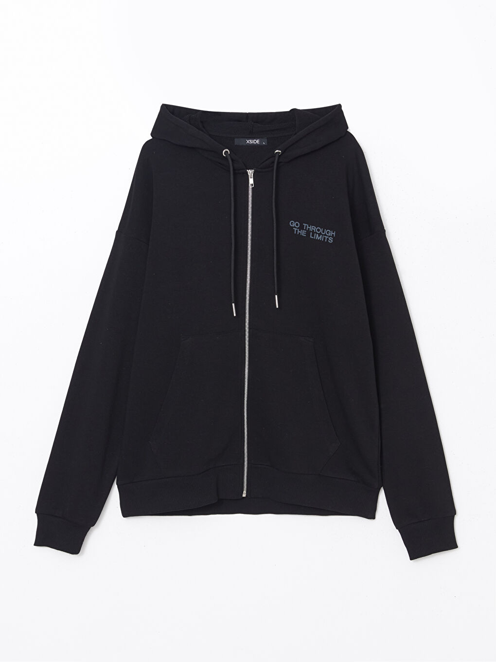Hooded Long Sleeve Men's Zip-Up Sweatshirt -S52029Z8-CVL