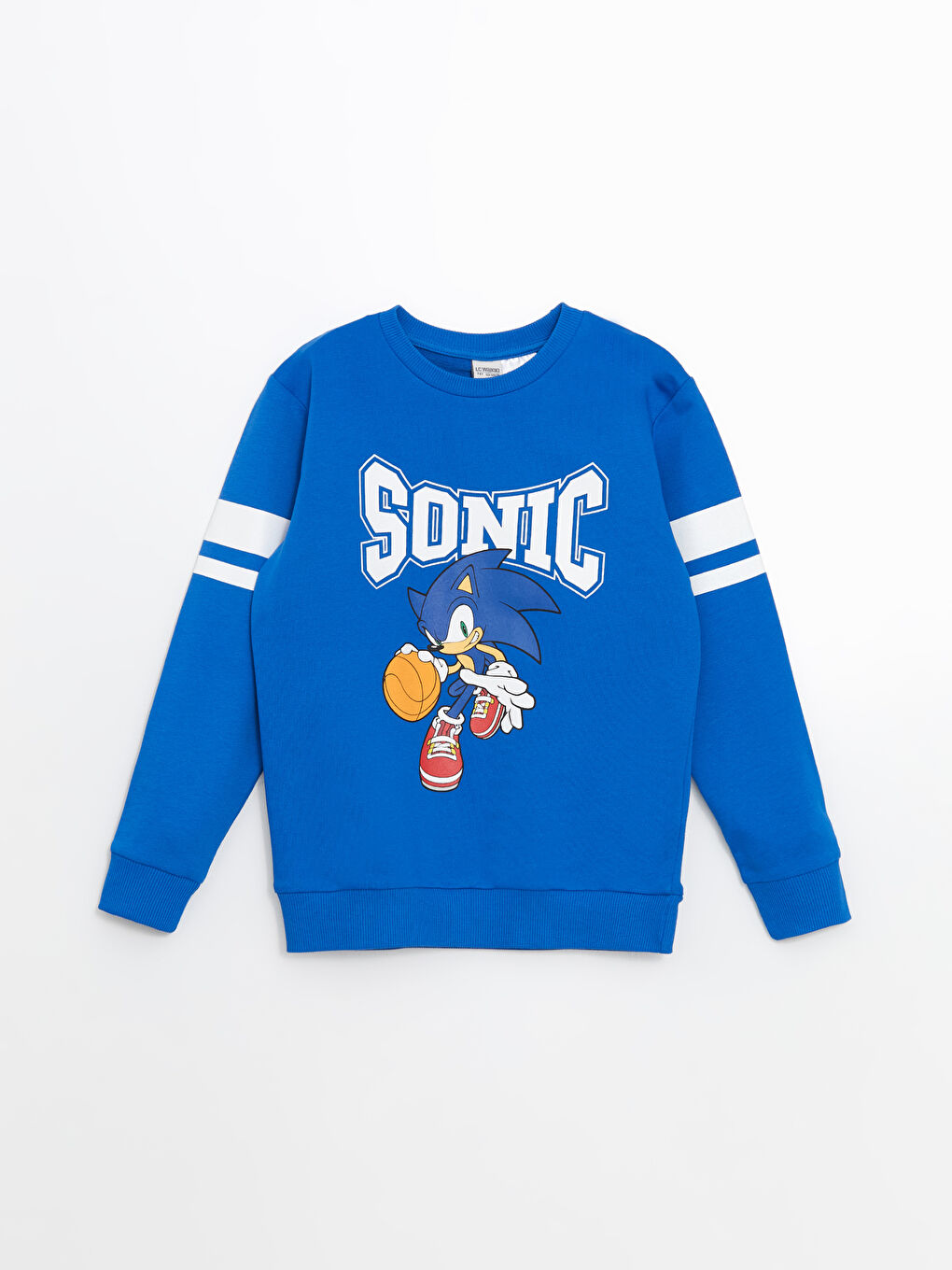 LCW Kids طقم رياضي للأولاد مطبوع سونيك بياقة دائرية -S52045Z4-HGU