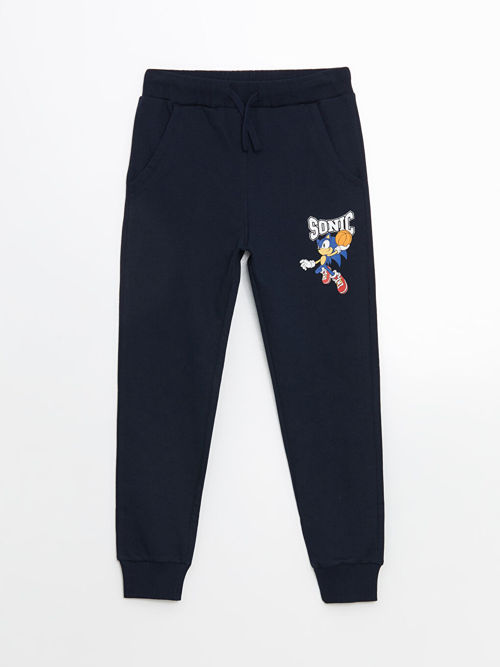 LCW Kids طقم رياضي للأولاد مطبوع سونيك بياقة دائرية -S52045Z4-HGU