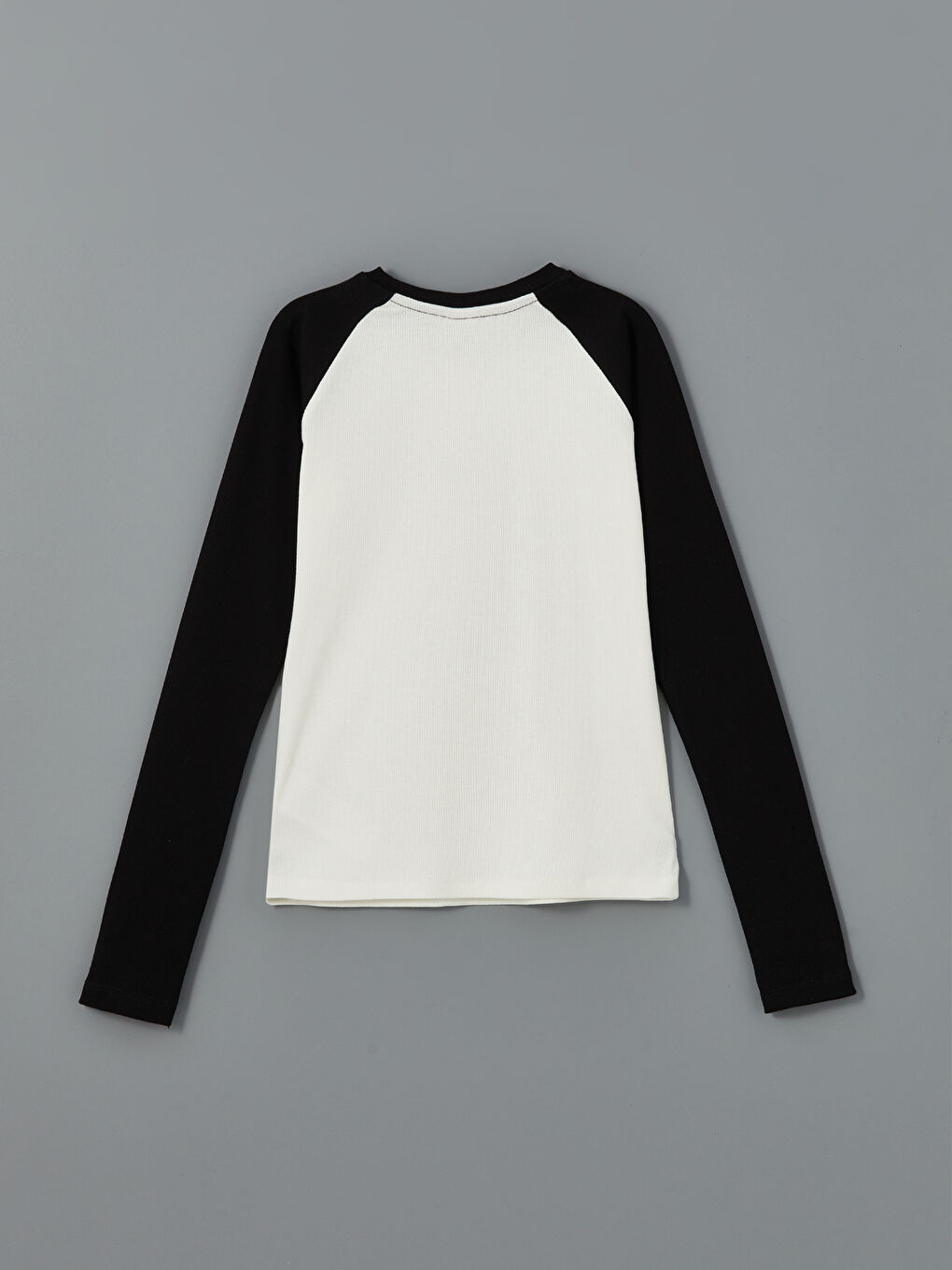 Crew Neck Girls' T-Shirt-1