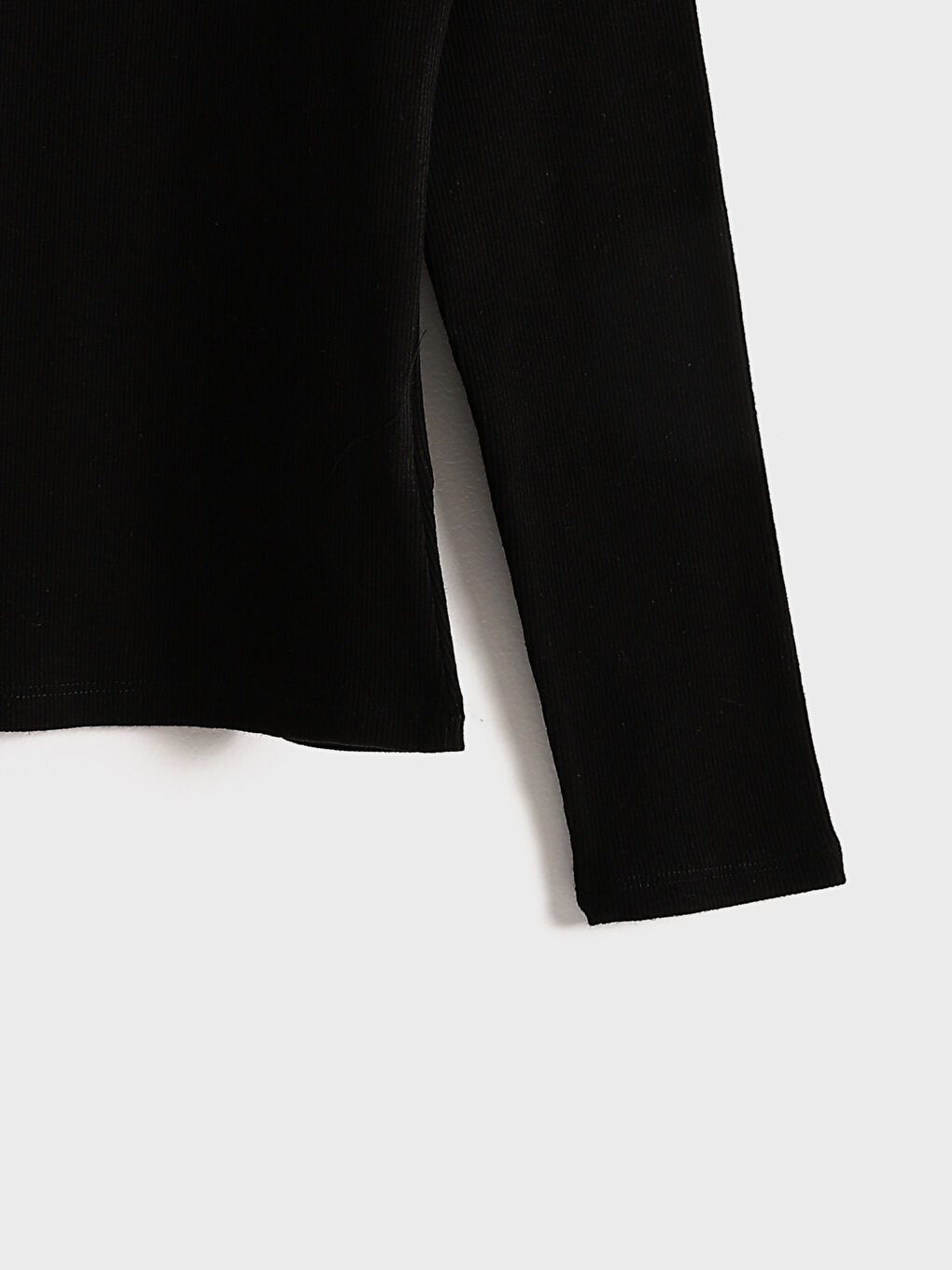 Crew Neck Plain Girls' T-Shirt-2